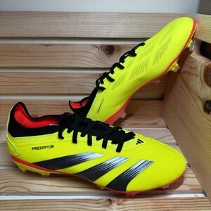 Adidas Men's Predator 24 Pro FG Soccer Cleats Energy Citrus Pack [IG7776] Sz 9US